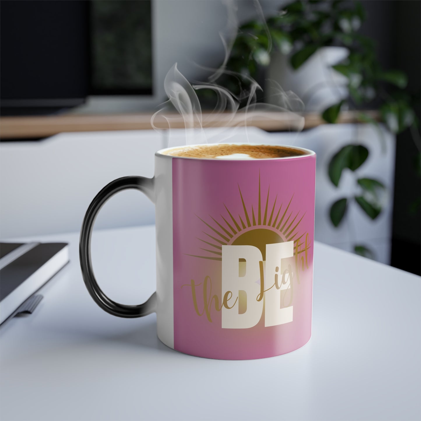 Christian Coffee Mug- Color Changing Be The Light