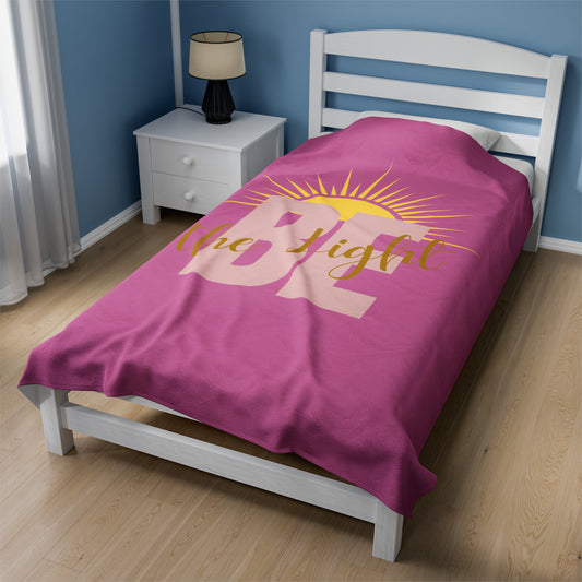 Be The Light- plush  blanket
