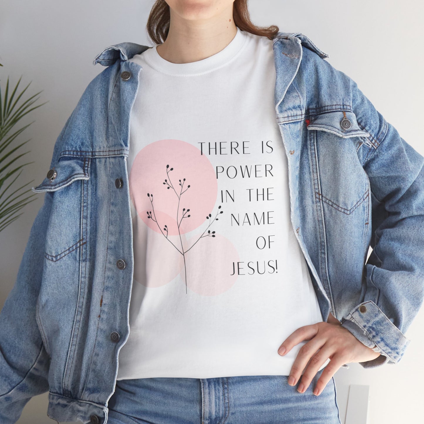 Women's Christian T-Shirt - "There is power in the name of Jesus!"