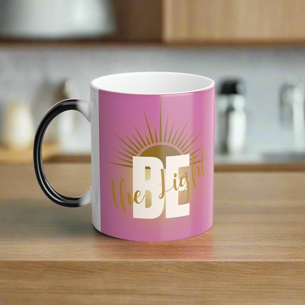 Christian Coffee Mug- Color Changing Be The Light